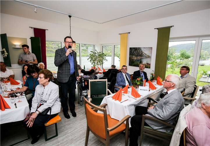 Uwe Berens, Geschäftsführer der Projekt 3 gGmbh, freute sich über erfolgreiche 5 Jahre der Villa Ausonius.