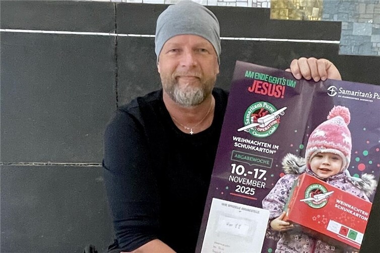 Uwe Fink sammelt wieder für Kinder in Not. Foto: VG Weißenthurm / Katharina Demleitner
