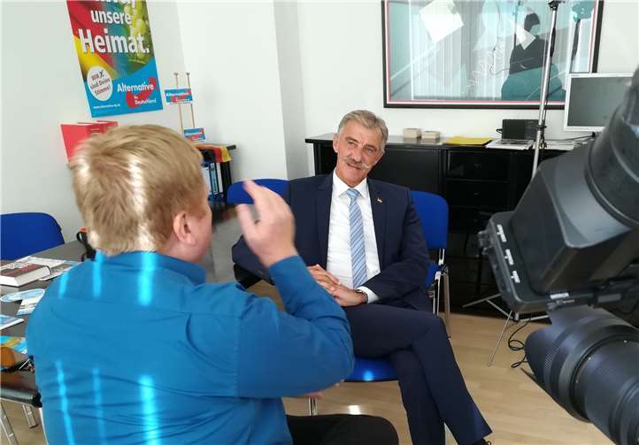 Uwe Junge im Gespräch. Privat