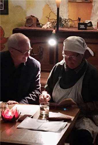 (Uwe Knüpfer (links) und Jutta Deimel als Else Stratmann.Foto: privat