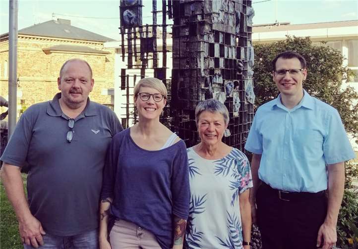 Uwe Michels (v. l.), Antje Knieper-Wagner, Bärbel Deinert und Marlon Wrasse bilden die Fraktion von Bündnis 90/Die Grünen im Rat der Verbandsgemeinde Höhr-Grenzhausen. Fotos: privat