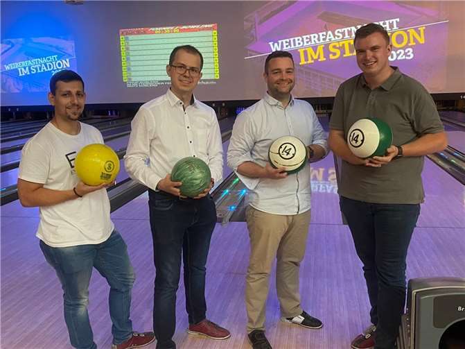 V. l.: Evanggelos Pechlivanidis, David Kubis, Torsten Welling, Luca Dötsch.  Foto: JU Maifeld