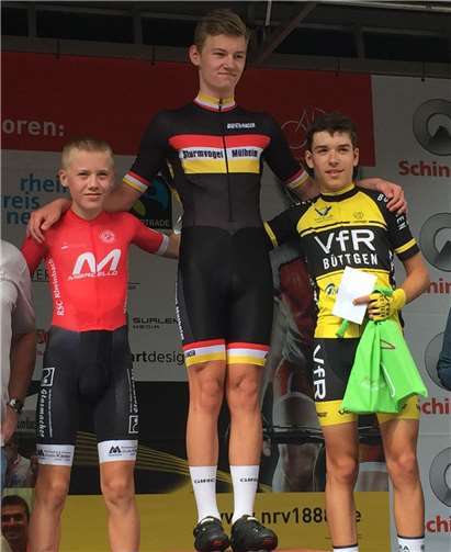 V. l. Jesper Schmidt, David Urbaincyk und Julius Klein.Foto: RSC Rheinbach