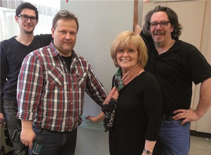 V. l.: Sascha Esch, Olaf Radomsky, Anne Söth und Kurt Schumacher.privat