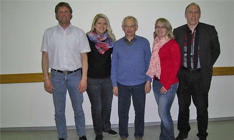 (V. l.) Vorstand der OASF: Gerd Radermacher (2. Vorsitzender), Silvia Honerbach (2. Kassiererin), Udo Seifen (1. Vorsitzender), Elke Backes (1. Kassiererin) und Bernd Hellendahl (Geschäftsführer).Privat