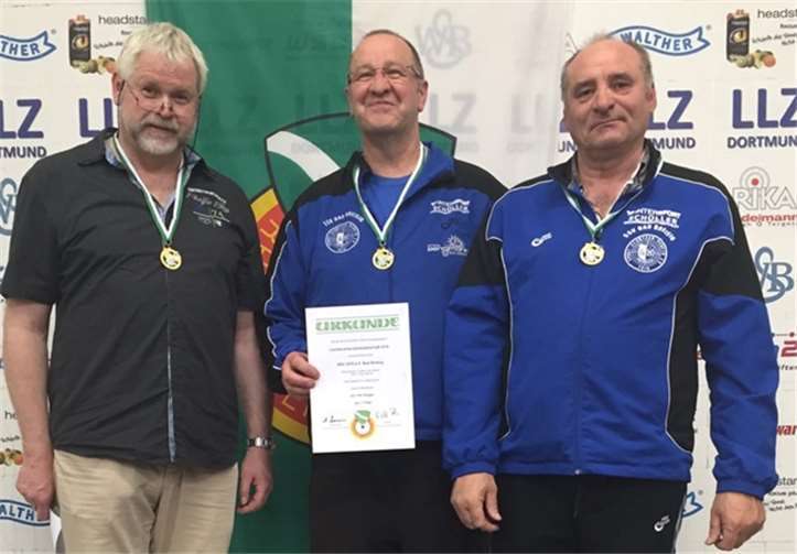 V. l. n. r. Bernd Lück, Heinz-Werner Marx und Andrei Schuhmacherprivat