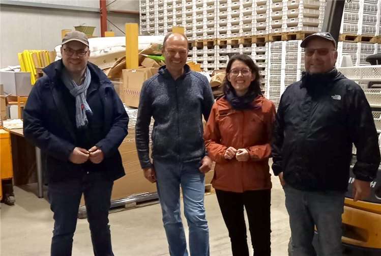 V. l. n. r.: Thomas Hildner, Holger Rindsfüßer, Lisett Stuppy, Gerhard Kohl.  Foto: Daniel Däuwel