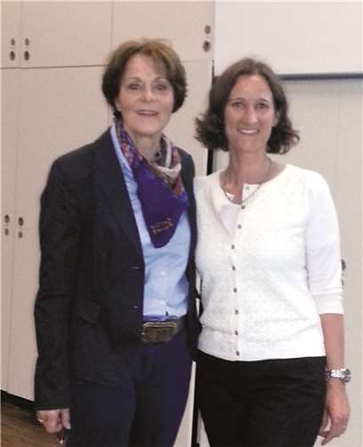 (V .r) Dr. Michaela Schlich gemeinsam mit BIZ-Ratsfrau Monika Hömberger. Privat