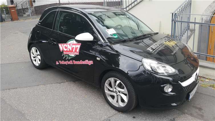 VCN-Partner OPEL Fröhlich sorgt für die Mobilität der Spielerinnen.