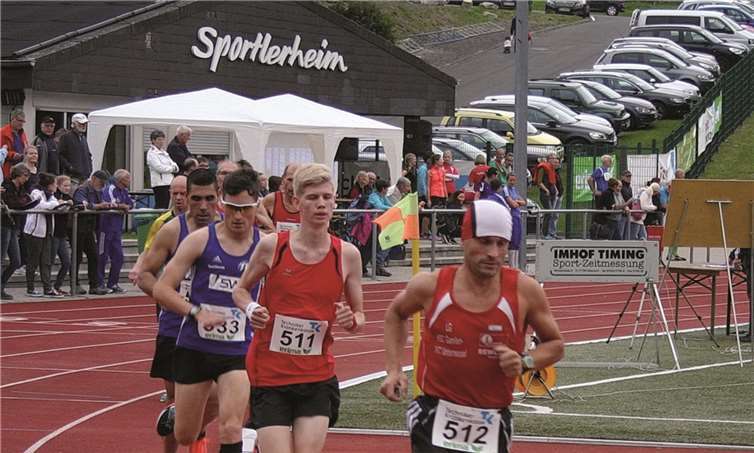 Vadim Penner auf dem Weg zum Rheinland-Titel über 10.000 Meter.privat
