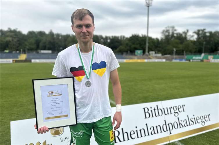 Vadim Semchuck wurde nach dem entscheidenden Finalspiel zum „Man of the Match“ gewählt.Foto: Ulf Steffenfauseweh