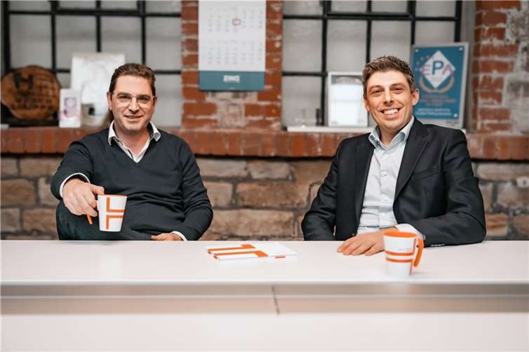 Valentin Rüther und Markus Lauble  Foto: Huber Parking Deutschland GmbH