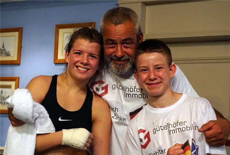 Valeria Philipp, Willi Zinke und Lars Leber.