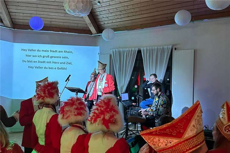 Vallerer Karnevalssingen live. Fotos: privat