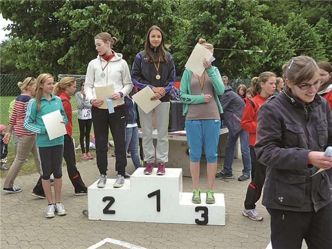 Vanessa Rech entschied den Schülermehrkampf für sich.privat