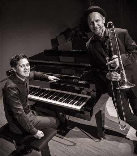 Vater und Sohn, Ludwig und Benyamin Nuss, bieten musikalischen Genuss. Foto: Pressestelle der Kreisverwaltung