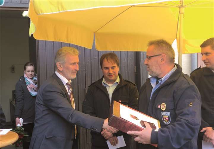 Verabschiedung als Wehrführer, Martin Nikolai.