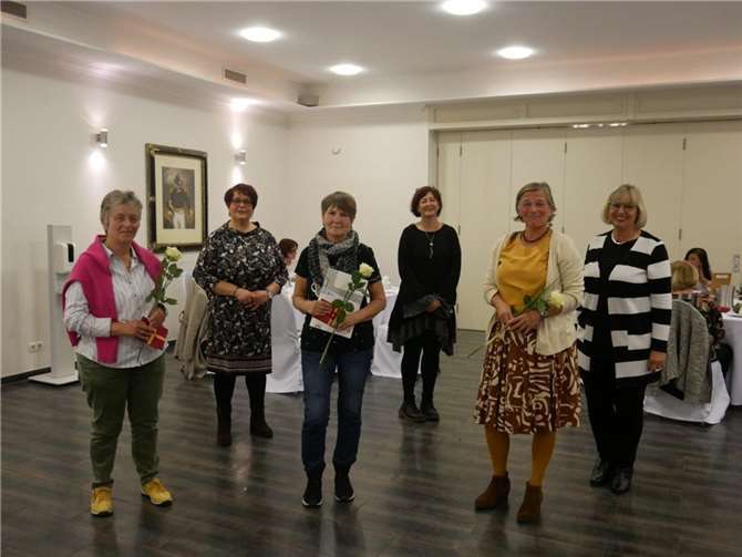 Verabschiedung der angehenden Rentnerinnen.