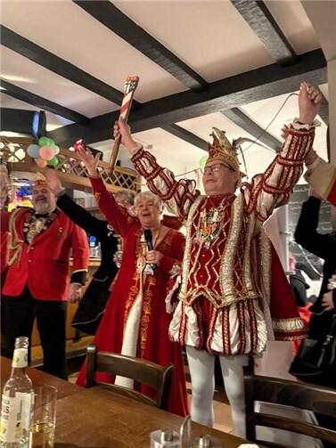 Verabschiedung des Jubiläumsprinzenpaares Rainer und Sabine.  Foto: privat