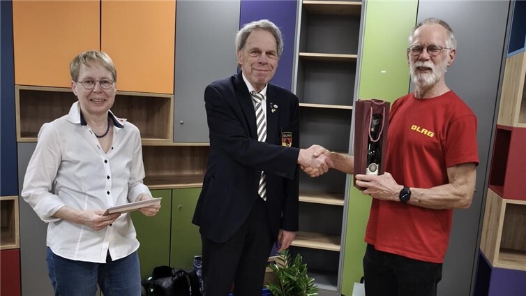 Verabschiedung des langjährigen MitgliedsAchim Haag. Foto: privat