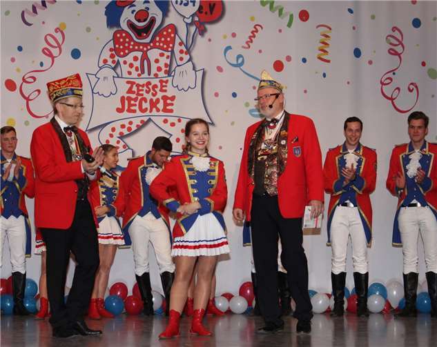 Verabschiedung von Solo-Mariechen Ann-Katrin Wittke.