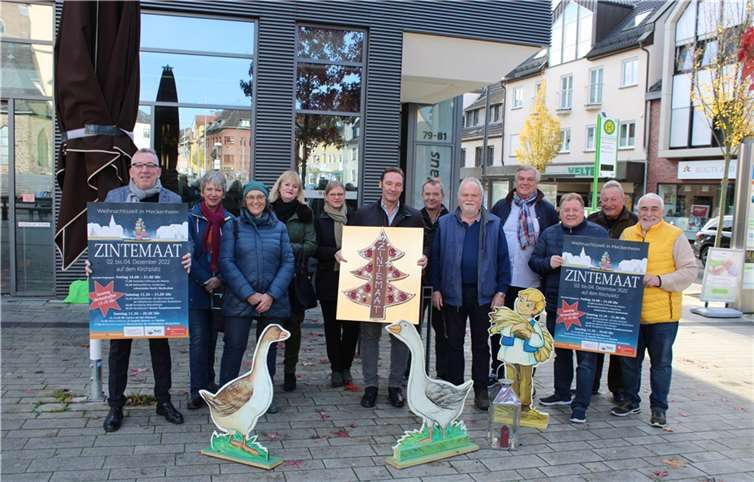 Veranstalter, Stadt und Organisatoren freuen sich auf den Meckenheimer Zintemaat vom 2. bis 4. Dezember, der in diesem Jahr bereits seine elfte Auflage erlebt. Foto: DU