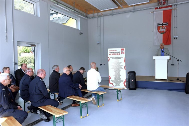 Feuerwehrgerätehaus in Kesseling eingeweiht – zum 100-jährigen Jubiläum der Freiwilligen Feuerwehr