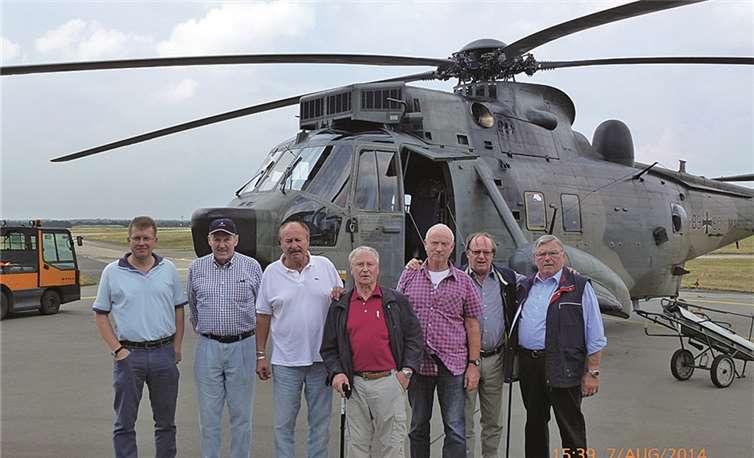 Verbrachten drei erlebnisreiche Tage in Cuxhaven (v.l.): Christoph Menzenbach, Manfred Menzenbach, Rolf Diek, Gerd Weingarten, Bernd Molitor, Hermann Reinhard , Josef Menzenbach. privat