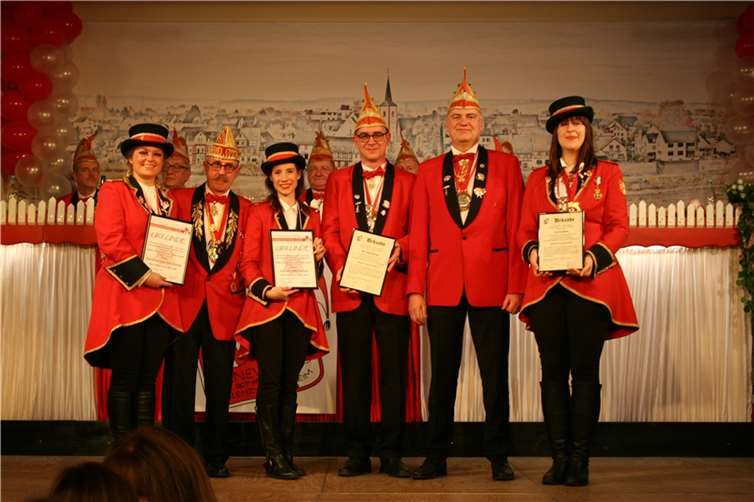 Verdiente Mitglieder der Kapuzemänner wurden geehrt. Fotos: HH