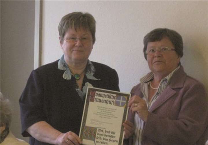 Verdiente Mitglieder durften sich über Ehrungen freuen. Charlotte Maurer