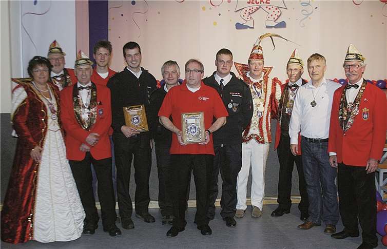 Verdiente Niederzissener Karnevalisten wurden geehrt. RÜ