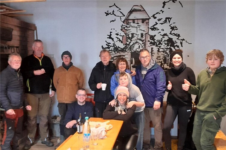 Verdiente Stärkung nach getaner Arbeit.