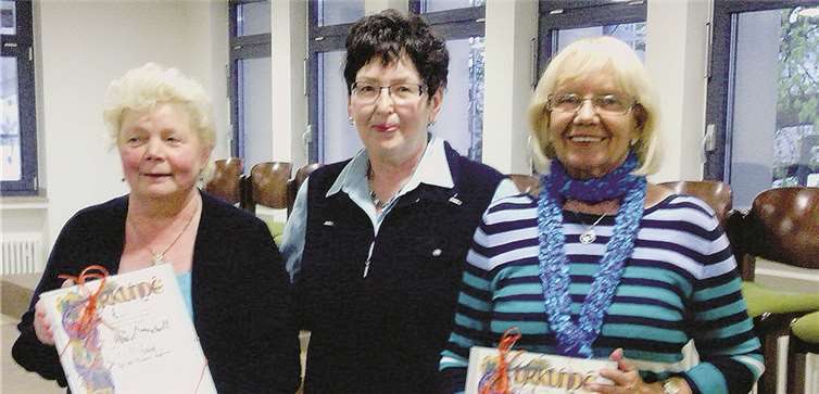 Verdiente Vereinsmitglieder wurden für langjährige Mitgliedschaft ausgezeichnet.Privat