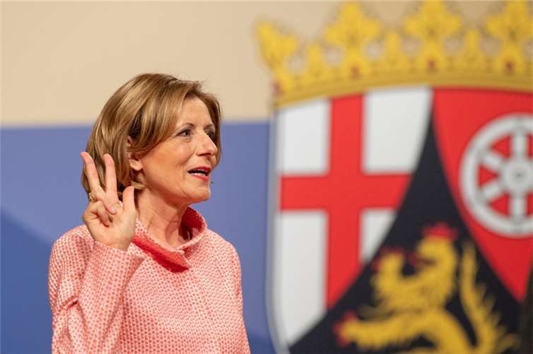 Vereidigung der Ministerpräsidentin. Foto: © Landtag RLP / Silz