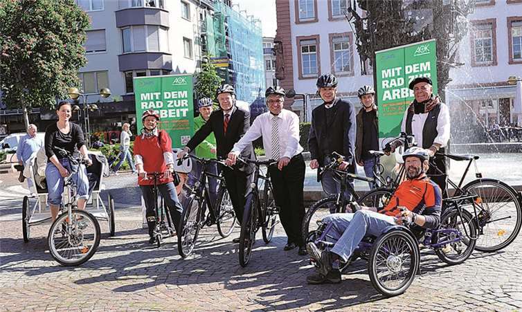 Vergangene Woche fiel in Mainz der Startschuss zur 9. landesweiten Kampagne „Mit dem Rad zur Arbeit“ von der AOK Rheinland-Pfalz/Saarland - Die Gesundheitskasse und dem Allgemeinem Deutschen Fahrradclub (ADFC).privat