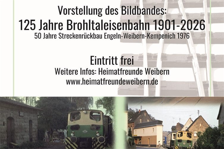 Vergangenheit wird wieder lebendig: Rund 120 historische und aktuelle Fotografien dokumentieren im neuen Bildband der Heimatfreunde Weibern die Geschichte der ehemaligen Bahnstrecke zwischen Engeln, Weibern und Kempenich. Der Bildband wird am 28. September in Weibern vorgestellt.