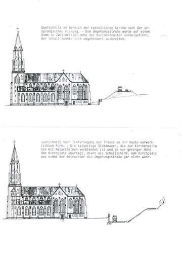 Vergleich Hochlage – Tieflage im Kirchenbereich.Foto: Wilhelm Schmitz