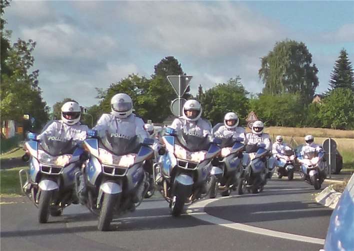 Verkehrsdienst der Bonner Polizei auf Eskortentraining.privat