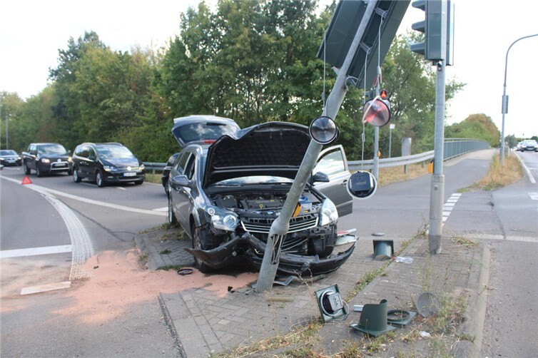 Verkehrsunfall auf der Kriegsdorfer Straße am 05. August
