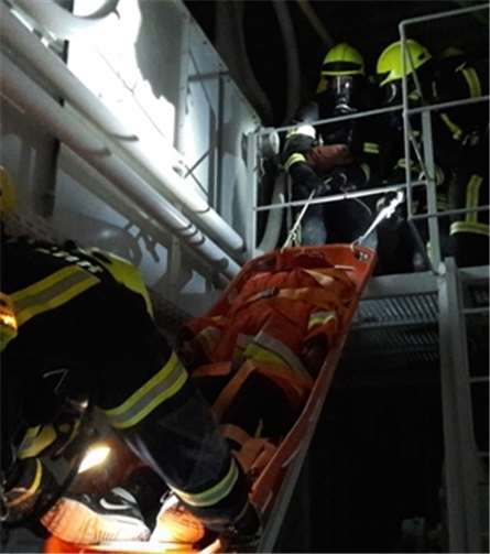 Vermisste Personen mussten aus dem Gebäude gerettet werden.