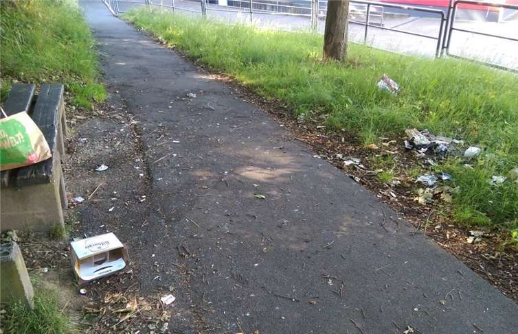 Vermüllung und Vandalismus nehmen zu in Selters. Die Stadt Selters geht aktiv dagegen vor.Foto: Stadt Selters