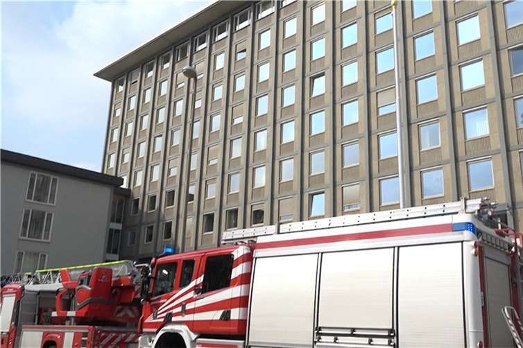 Vermutlich im Foyer wurde die Substanz versprüht.