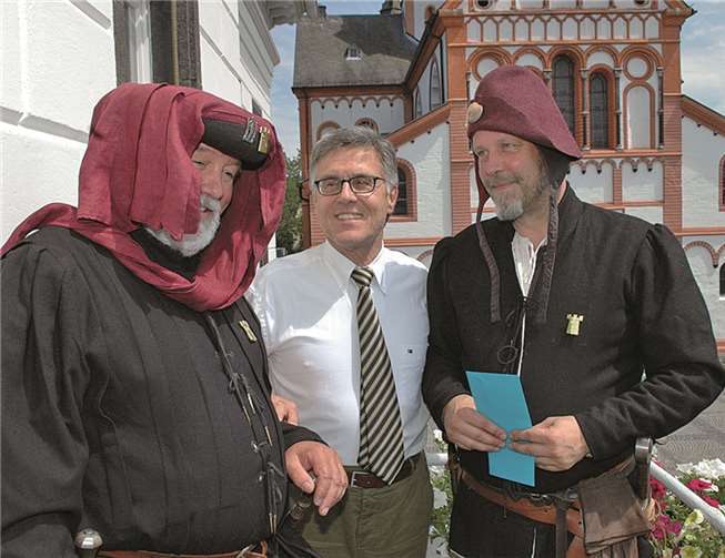 Verpflegungsscheck: Joachim Aprath, Wolfgang Kroeger und Holger Riedel. -BL-