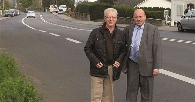 Verschafften sich ein Bild vor Ort: Manfred Bastian (li.) und Leo Biewer (re.). privat