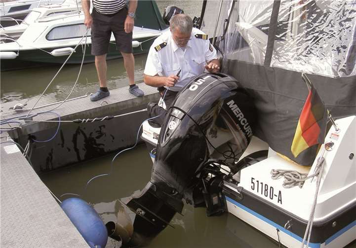 Verschiedenste Boots- und Jachttypen wurden gekennzeichnet.