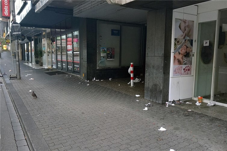 Verschmutzung durch Fastfood