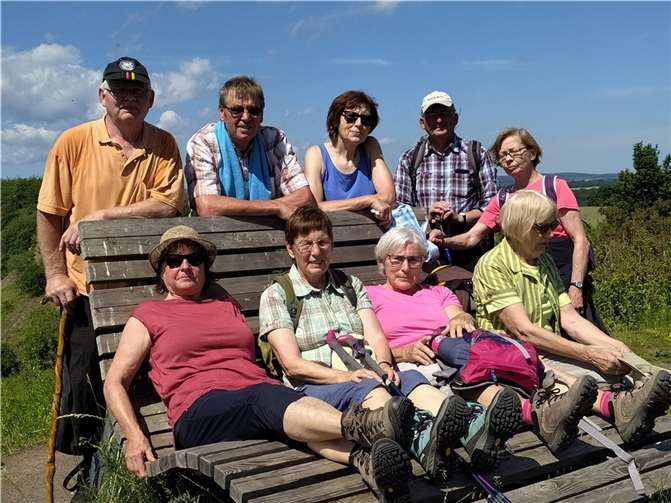 Verschnaufpause nach dem Erklimmen der Himmelleiter. Foto: Martina Schauß