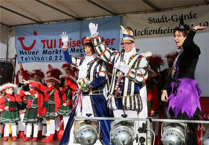 Versprachen gutes Wetter: Prinz Michael I. und Prinzessin Heike I.
