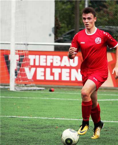 Verteidiger Nico Topalovic gewann mit den B-Junioren in Beuel den ersten Testvergleich der aktuellen Vorbereitung auf die Rest-Rückrunde. Foto: privat