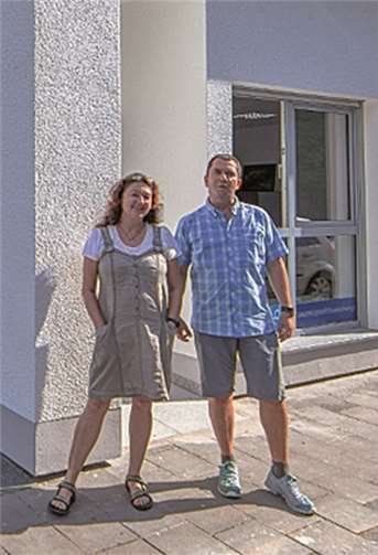 Vertraute Beratungskräfte in neuer Umgebung: Gisela Schäfer und Thomas Denn vom Diakonischen Werk Koblenz. privat